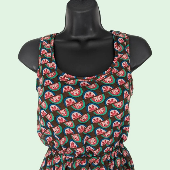 🍉Sleeveless Watermelon High-Low Dress - Picture 2 of 6